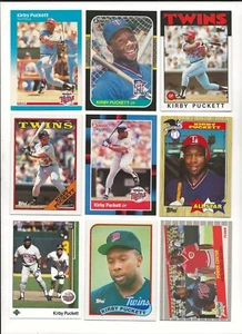 Lot of 32 Different Kirby Puckett Baseball Cards - HOF - Picture 1 of 8