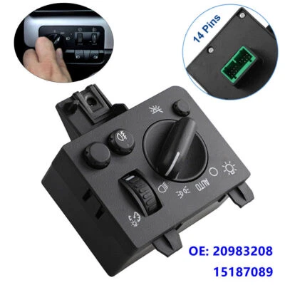 For Chevrolet Colorado GMC Canyon 2004-12 20983208 Headlight Switch Control Unit Foto 1 de 4