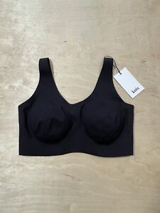 KNIX  Luxelift Pullover Wireless Seamless Bra Sz S+ Black Removable Pads