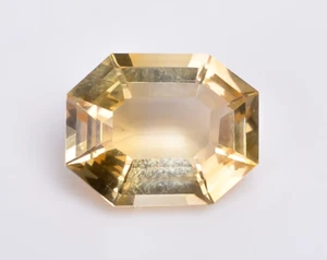 10.20 Carats Natural Yellow Citrine Cushion Shape Custom Cut Loose Gemstone - Picture 1 of 4