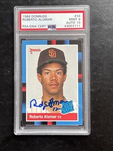 Donruss Rookie Roberto Alomar Original Baseball Cards For Sale Ebay