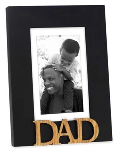 Isaac Jacobs Wood Sentiments Dad Picture Frame, Photo Gift for Father, Family - Picture 1 of 4