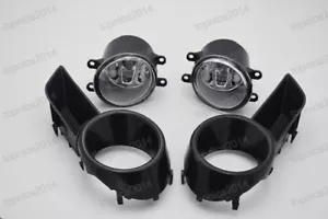 Front Driving Fog Light Bulb Lamp Cover Kit For Toyota Highlander 2008-2010 - Foto 1 di 4
