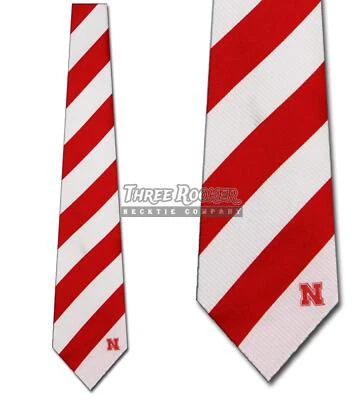 Cornhuskers Ties Nebraska Cornhuskers Neckties Mens Football Neck Tie NWT - Image 1 of 3