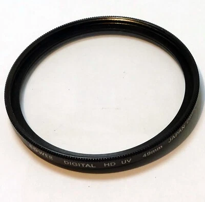 BOWER DIgital 49mm UV HD Lens Filter for wide angle lenses thin slim profile - Image 1 of 4