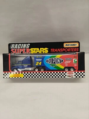 1996 Jeff Gordon Nascar Dupont #24 Matchbox Racing Superstars Transporters - Image 1 of 4