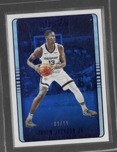 Jaren Jackson Jr2018-19 Panini Studio Blue Rookie/99 Memphis Grizzlies NBA!! - Picture 1 of 1
