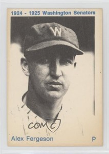 1975 TCMA 1924-25 Washington Senators Alex Fergeson