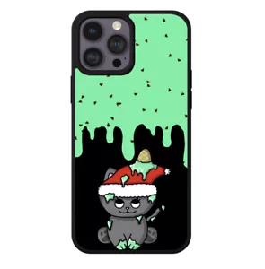 Christmas Kitty Phone Case for iPhone 6 7 8 X XR XS 11 12 13 14 15 - Picture 1 of 9