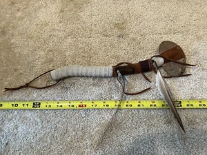 Native American handmade stone club weapon, decoration, display piece. - Picture 1 of 4