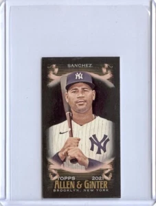 2021 Topps Allen and Ginter X Mini Black #186 Gary Sanchez - Picture 1 of 1