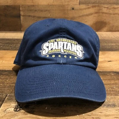 UNC Greensboro Spartans Hat Strapback Dad Cap Mens Blue NCAA Soccer UNCG Adidas - Изображение 1 из 4
