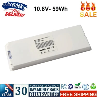 Batería A1185 A1181 para Apple MacBook 13 pulgadas (2006 2007 2008 2009) MA566 MA561 Foto 1 de 4