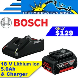 Bosch 18V 5.0Ah Battery & Charger Kit 5Ah GBA Li-Ion 5 Amp GBA GAL 18V-40 - Picture 1 of 2
