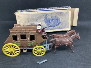 Boxed Stage Coach By Morestone (blue 223) Small Damage - Picture 1 of 16