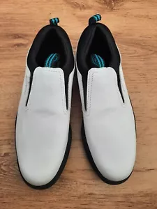 Footjoy Womens extra Comfort Slip On Golf Shoes Uk Size 4 White Only Worn Once - Picture 1 of 20