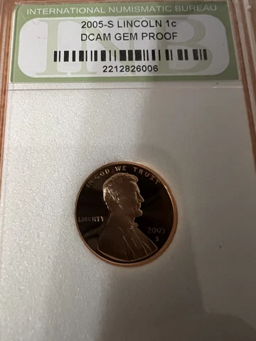 VERY RARE DATE/MINTING: 2005-S DCAM (Proof) Lincoln Cent WITH SIGNIFICANT DDR! Cover