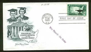 1206 HIGHER EDUCATION FDC WASHINGTON, DC ARTMASTER CACHET - Picture 1 of 1