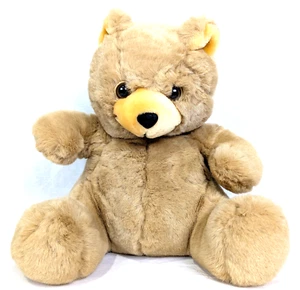 Commonwealth Teddy Bear Plush Brown Tush Tag Stuffed Animal Vintage 13" - Picture 1 of 14