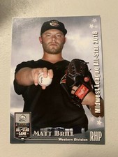 Matt Brill 2018 Midwest  League All Star Team Card
