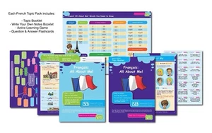 Oaka Books KS3 / CE French – Bundle - ALL 7 Topic Packs - NEW - Picture 1 of 9