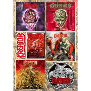 Kreator Albums Sticker Pack | Coma of Souls Violent Revolution Thrash Metal Band - Picture 1 of 1