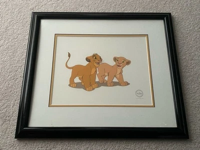 Original WALT DISNEY El Rey León LE 5000 Serigrafía SeriCel Celda ¡LINDA!!! Foto 1 de 4