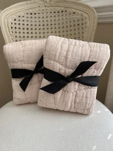 Ceramica Fienile Nuvola Artigianale Trapuntato STANDARD Shams (2) Conchiglia Rosa USATO LEGGI - Foto 1 di 10