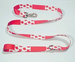 Kanada Kanadisches Ahornblatt 1 Zoll Hundeleine Qualität Polyester Ausbleichfest Hergestellt in den USA - Bild 1 von 6