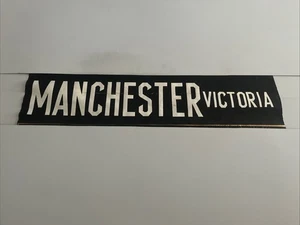 MANCHESTER VICTORIA STATION - Swinton 26,8 1980 Manchester Bus Ciego 29"" Regalo - Imagen 1 de 12