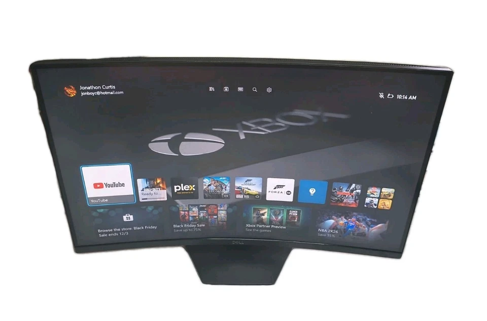 Dell S2721HGF 27" 144Hz Full HD LED Curved Gaming Monitor - Black - Image 1 of 4