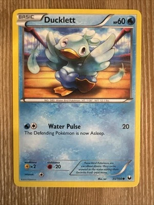 Pokemon Dark Explorers Common Card - Ducklett 35/108 LP - Image 1 of 2