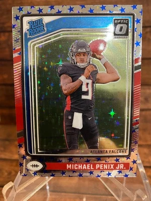 Óptica Panini Donruss 2024 - Clasificado Novato Michael Penix Jr. #279 Estrellas Azules (RC) Foto 1 de 2