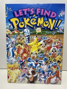 Vintage 1999 Let's Find Pokemon! Art by Kazunori Aihara Book Hardcover - Picture 1 of 7
