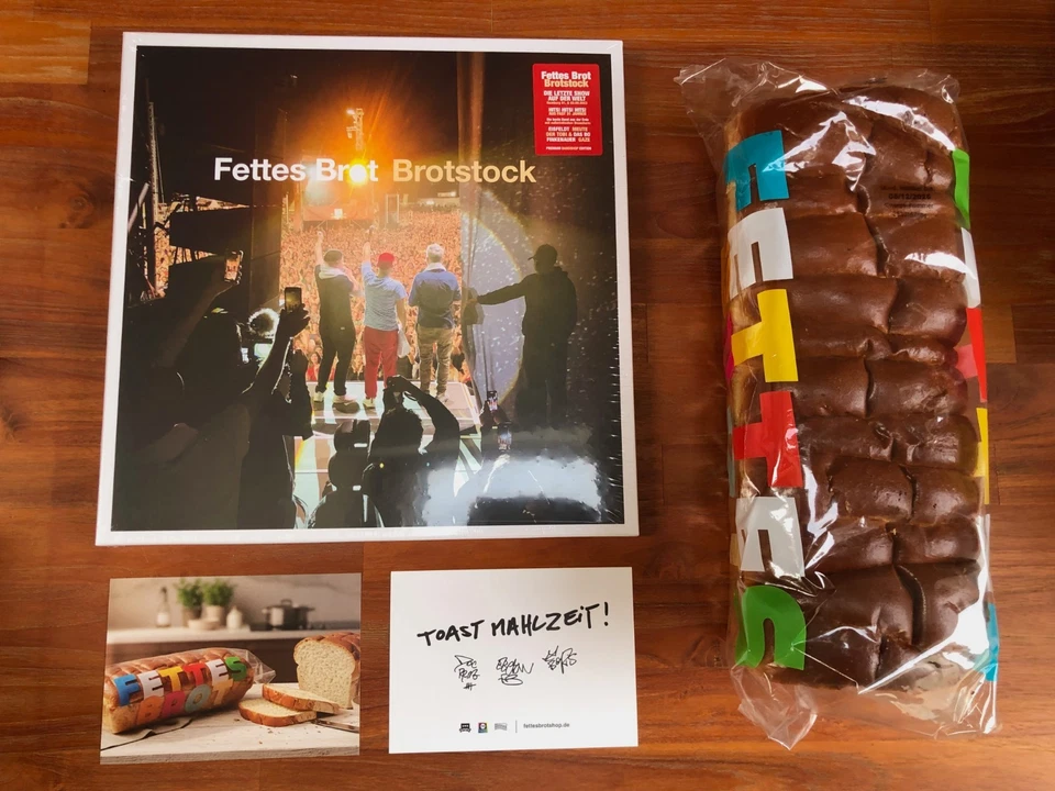 Fettes Brot Brotstock Geschenkset Limitierte 3LP Bandshop Edition 3x Vinyl  NEU - Bild 1 von 4