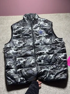 Dallas Cowboy NFL Camo Puffer Weste Gr. XXL Herren’s - Bild 1 von 7