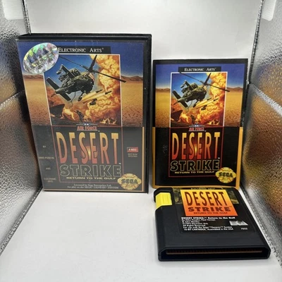 Desert Strike • SEGA Genesis / Mega Drive Game + Manual (1992) Complete - Image 1 of 4