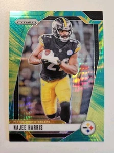 Najee Harris 2024-25 Panini Prizm Green Yellow Hyper Refractor Parallel /180 - Bild 1 von 2