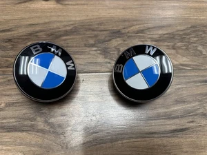 🥇03-08 BMW E86 E85 Z4 SET OF 2 FRONT FENDER TURN SIGNAL LIGHT LOGO 6916561 OEM - Bild 1 von 4