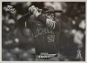 2024 Topps Black & White Mike Trout Los Angeles Angels #16 - Bild 1 von 2