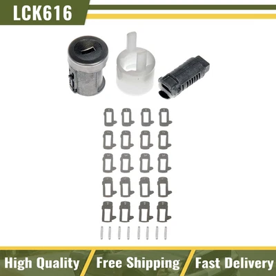 Juego de kit de cilindro y vaso de bloqueo de llave de encendido Dorman para Ford Lincoln Mercury Foto 1 de 4