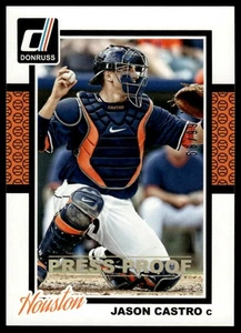 2014 Donruss #296 Jason Castro Press Proofs Gold #/99 - Picture 1 of 2