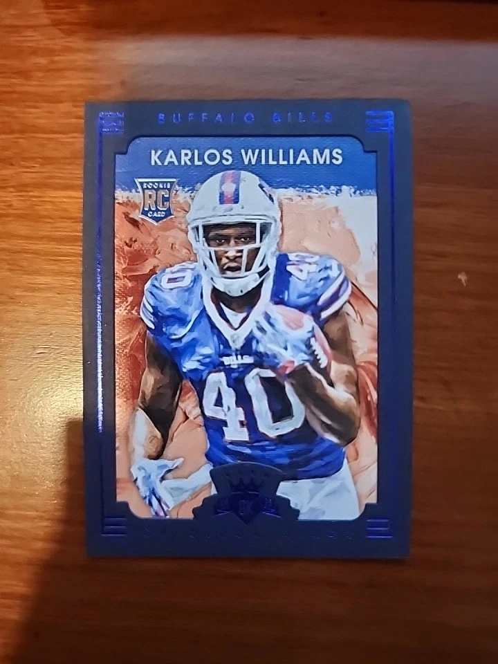 2015 Panini Gridiron Kings - Rookies Karlos Williams #141 Blue Frame (RC) - Image 1 of 4