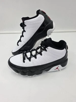 Zapatos de golf bajos Nike Air Jordan 9 para hombre 4 blancos negros rojos verdaderos FJ5934-100 Foto 1 de 4
