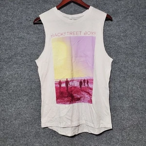 Backstreet Camicia Ragazzo Media In Un Mondo Come Questo Tank Senza Maniche Y2K Music Tour - Foto 1 di 7