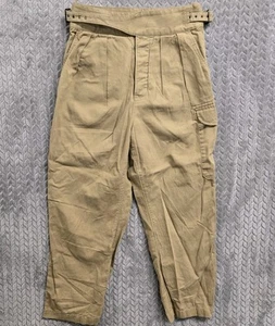 Banana Republic Women's Cargo Pants Size 10 Linen Blend Paper bag Straight Leg - Picture 1 of 11