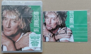 Rod Stewart - Ultimate Hits Blu-ray Audio Album & SIGNED Postcard Mint - Picture 1 of 6
