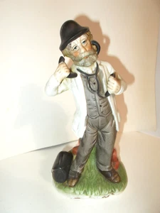 Vintage Enesco Hausarzt hört Stethoskop Keramik 7,5" Figur - Bild 1 von 9