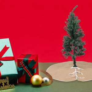 DIY Linen Tree Dress White Tree Cloth Skirt Christmas Tree Apron Simple Tree - Picture 1 of 12