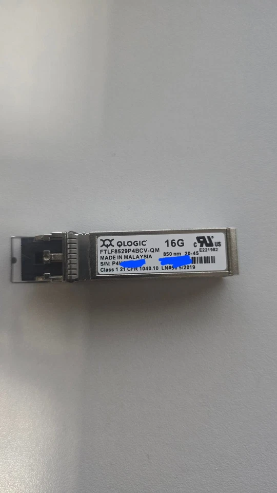 QLogic 16G SFP+ Modul / Optical Transceiver - SW, MMF, LC - FTLF8529P4BCV-QM - Image 1 of 1